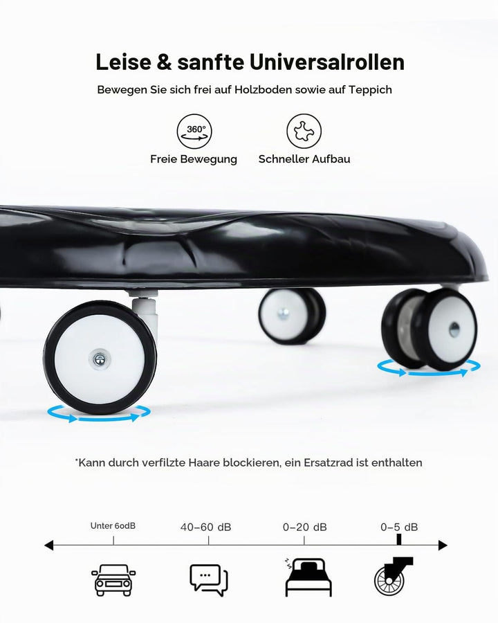 UBRAVOO Baby Lauflernhilfe, Höhenverstellbare Gehhilfe Baby mit Universalrädern, Lauflerwagen for Ba