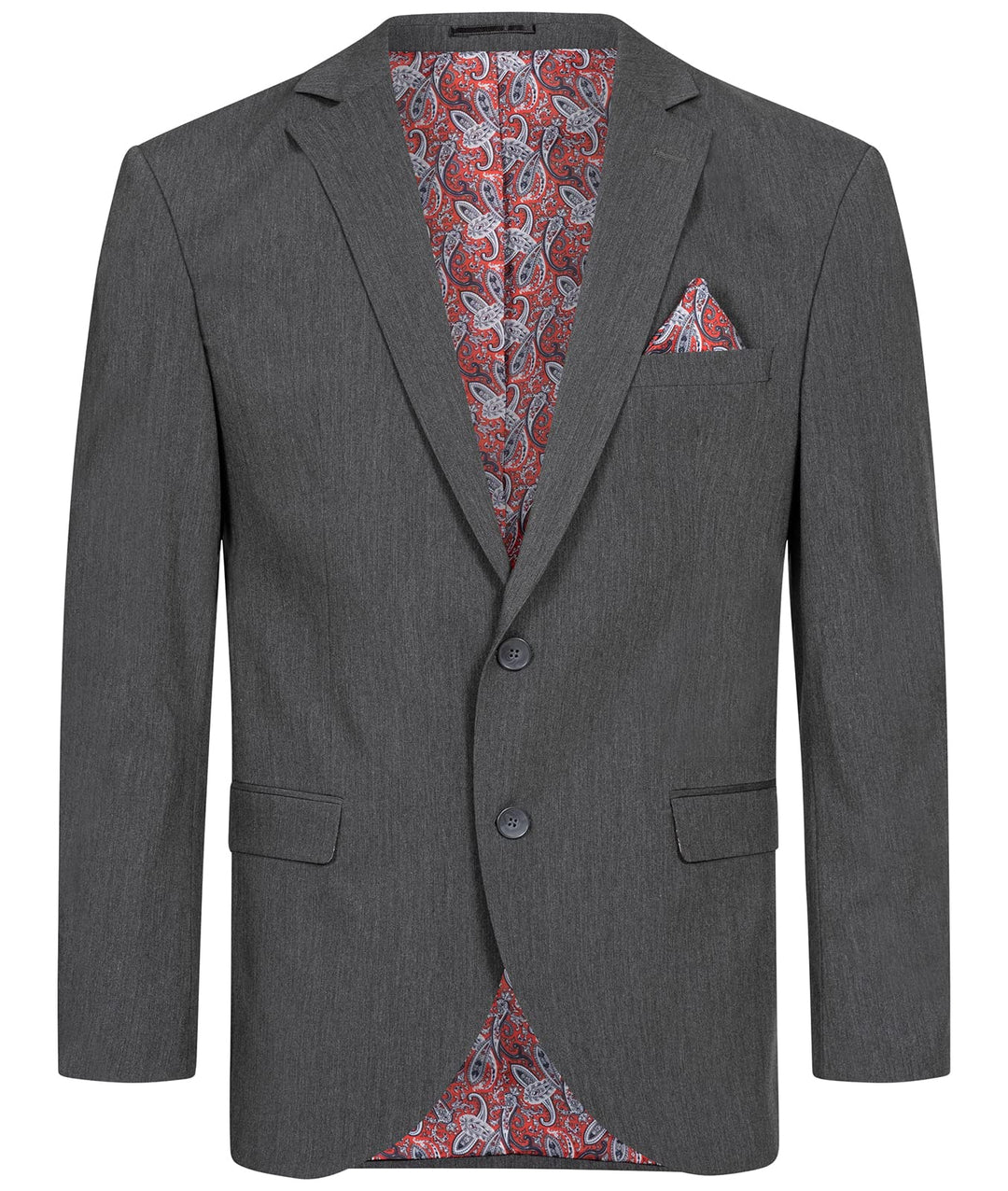 Indumentum Herren Sakko Blazer IJS-103 XL Dunkelgrau, XL Dunkelgrau