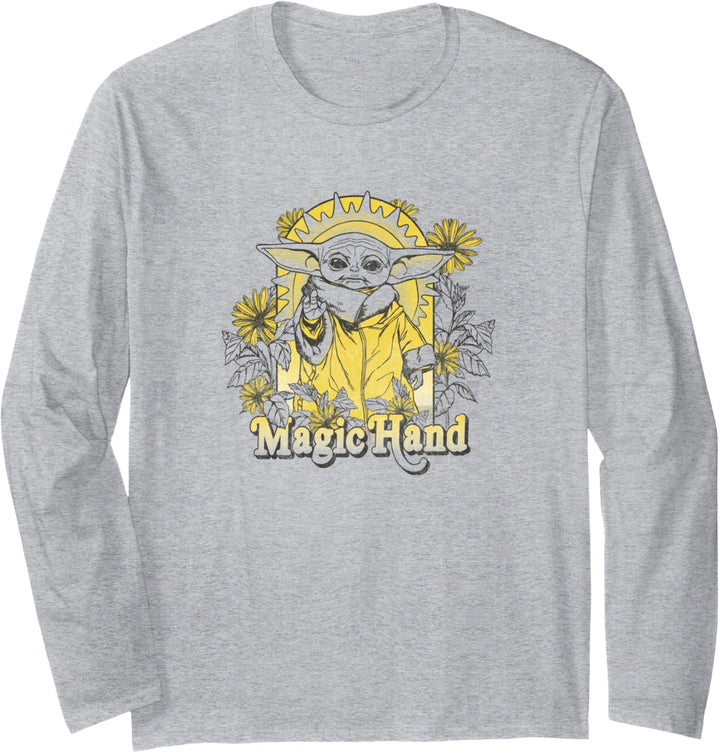 Star Wars The Mandalorian Floral Child Hand Langarmshirt