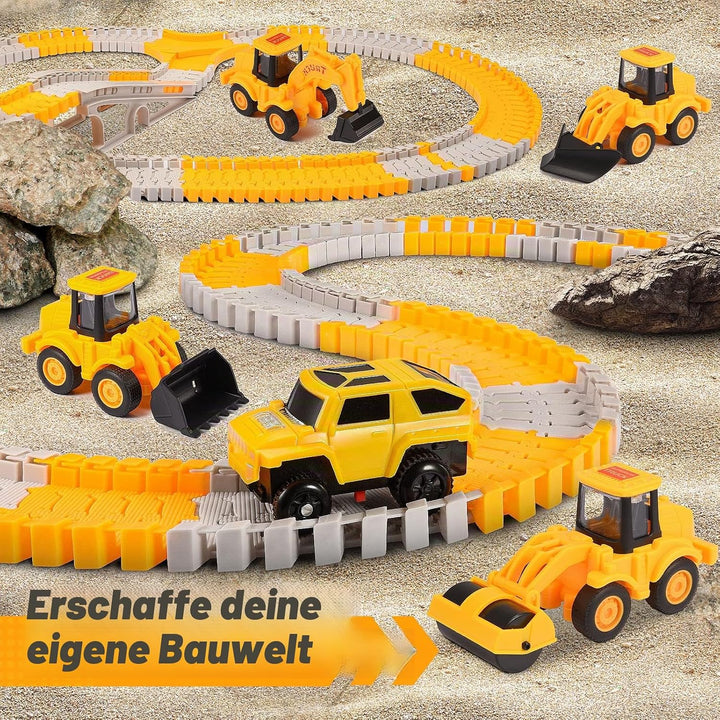 Kinderspielzeug ab 2 3 4 5 6 Jahre, Rennbahn Kinder Geschenk 2-6 Jahre Junge Autorennbahn Spielzeug