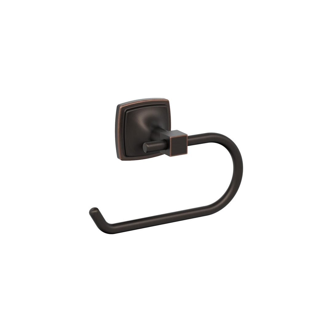 Amerock BH36091ORB | Ölgeriebener Bronze Einzelpfosten Toilettenpapierhalter | 179 mm Länge Toilette