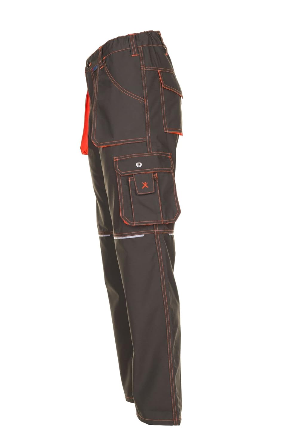 Planam Basalt Herren Neon Bundhose Oliv orange Modell 6222 Grösse 48