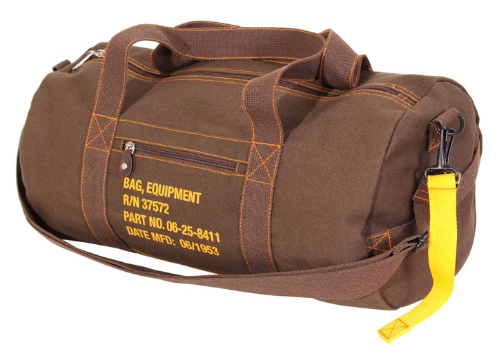 Rothco Canvas-Ausrüstungstasche, 48,3 cm, Erdbraun 19 Inch Earth Brown, 19 Inch Earth Brown
