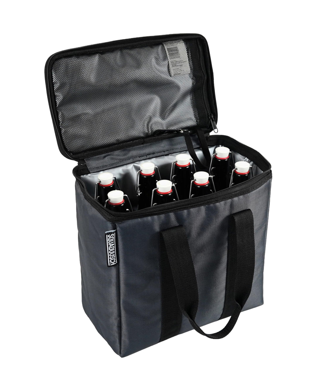 Bier Kühltasche - mit Trenneinsatz für Bierflaschen - Männerhandtasche