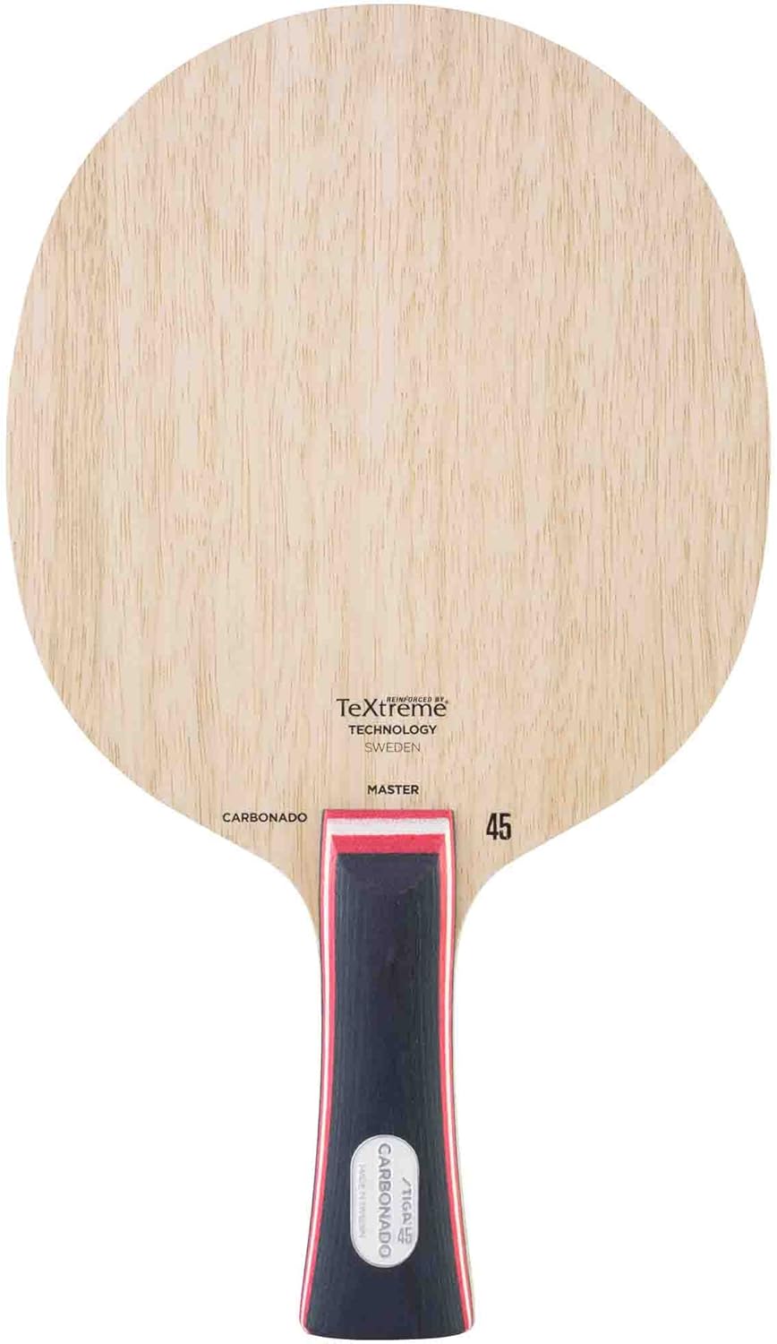 STIGA Carbonado 45 Table Tennis Blade Classic gerade Wood, Classic gerade Wood