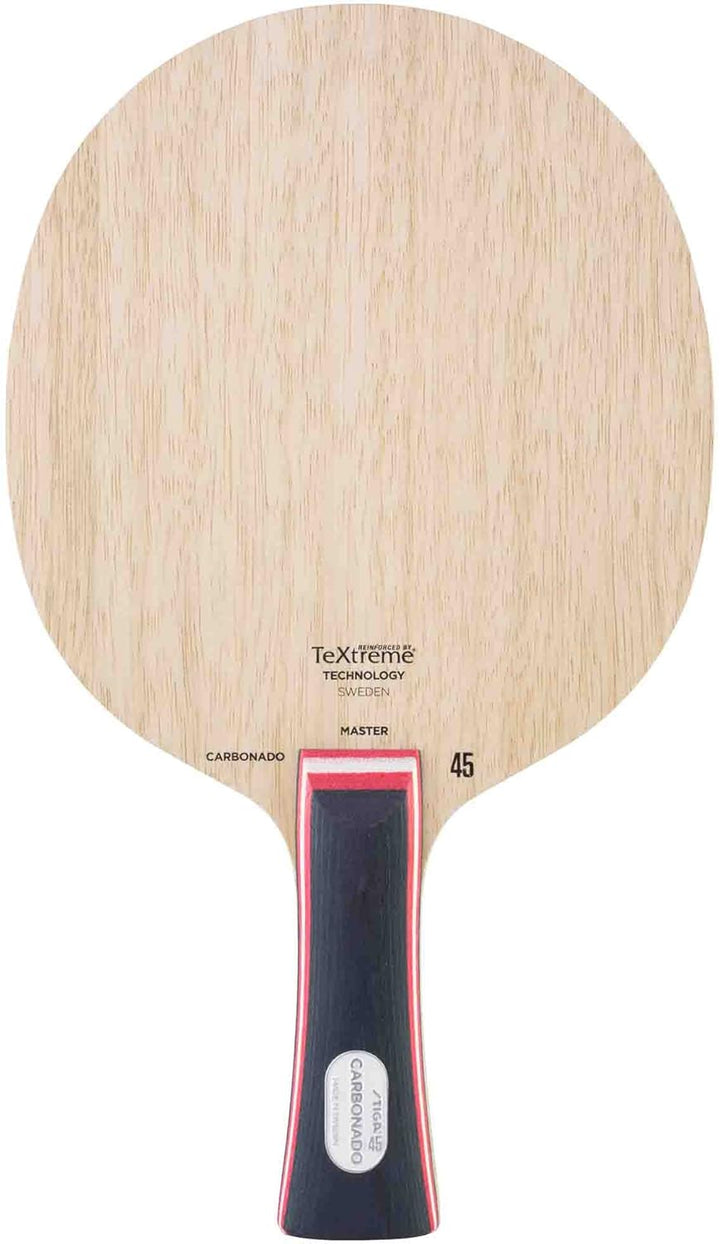 STIGA Carbonado 45 Table Tennis Blade Classic gerade Wood, Classic gerade Wood