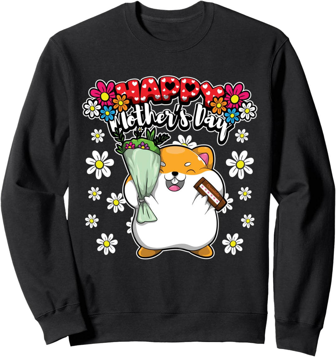 Happy Mother's Day - Ich liebe meine Mutter - Hamster Sweatshirt
