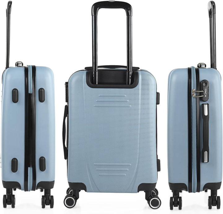 ITACA - Trolley Handgepäck Cabin Trolley Koffer Reisekoffer Hartschalenkoffer mit Zahlenschloss - Ka