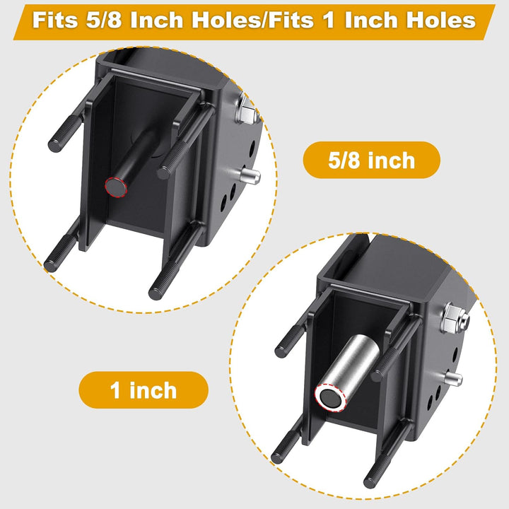 Kipika Power Rack Jammer Arms – Verstellbare Höhe & Winkel Hebelarmsystem für Power Cages mit 1,6 cm
