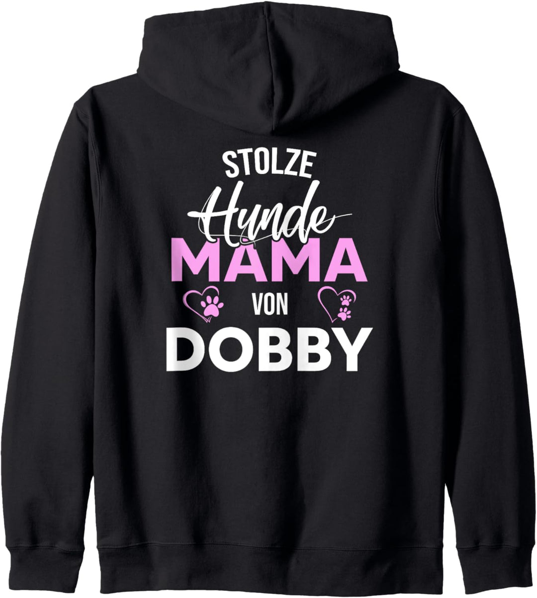 Stolze Hundemama von Dobby Hund Frauchen Kapuzenjacke