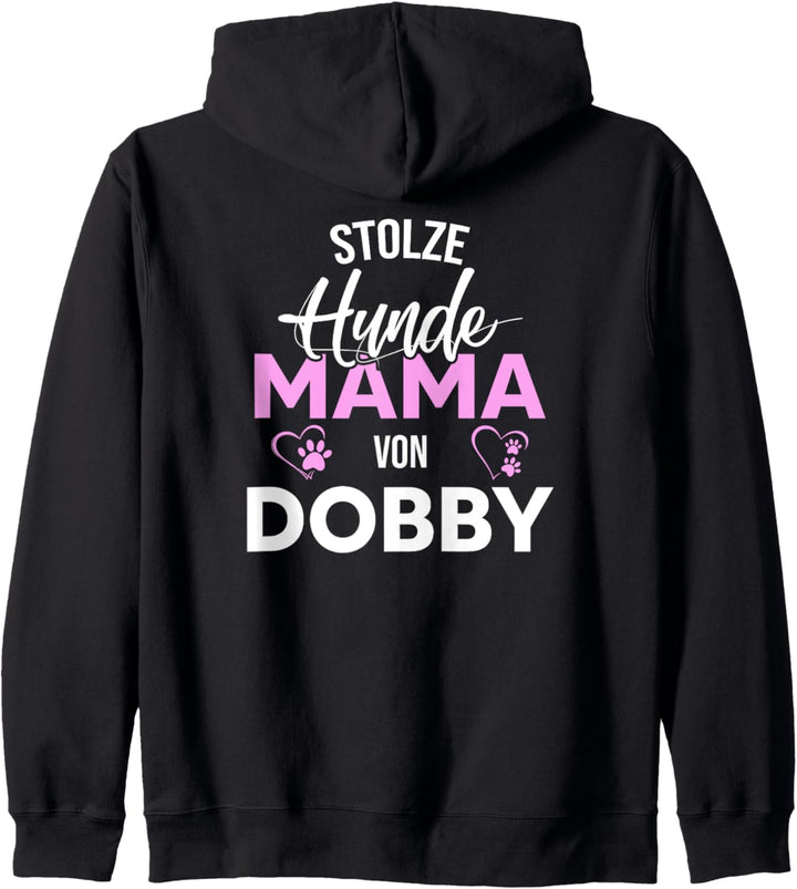 Stolze Hundemama von Dobby Hund Frauchen Kapuzenjacke
