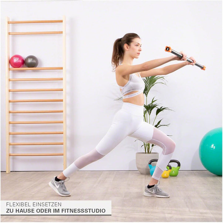 Sport-Tec Gewichtsstange, Hantelstange, Langhantel, Gewichtsstab, Aufbewahrungsständer A - 1 kg - ap