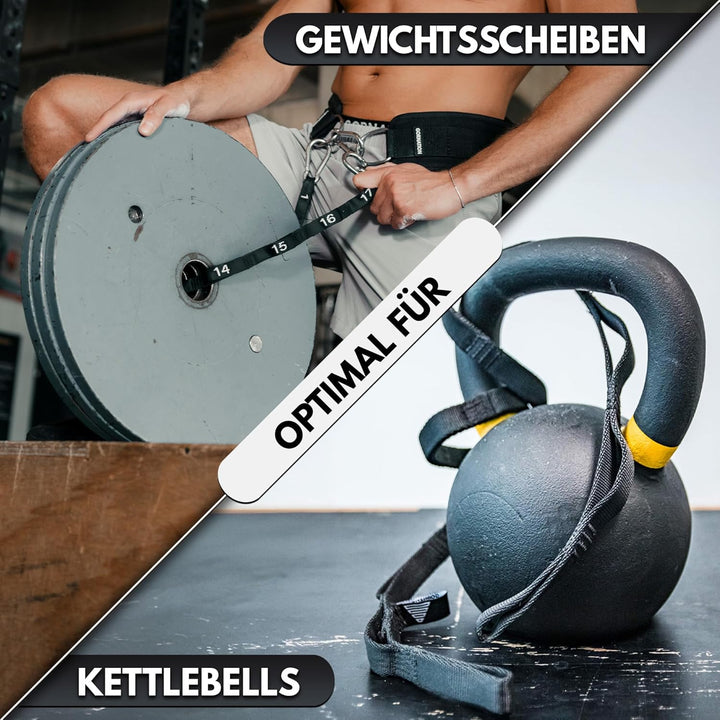 GORNATION Seil/Schlinge für Dip Gürtel, Weight Belt Rope, Alternative zur Kette am Gewichtsgürtel be