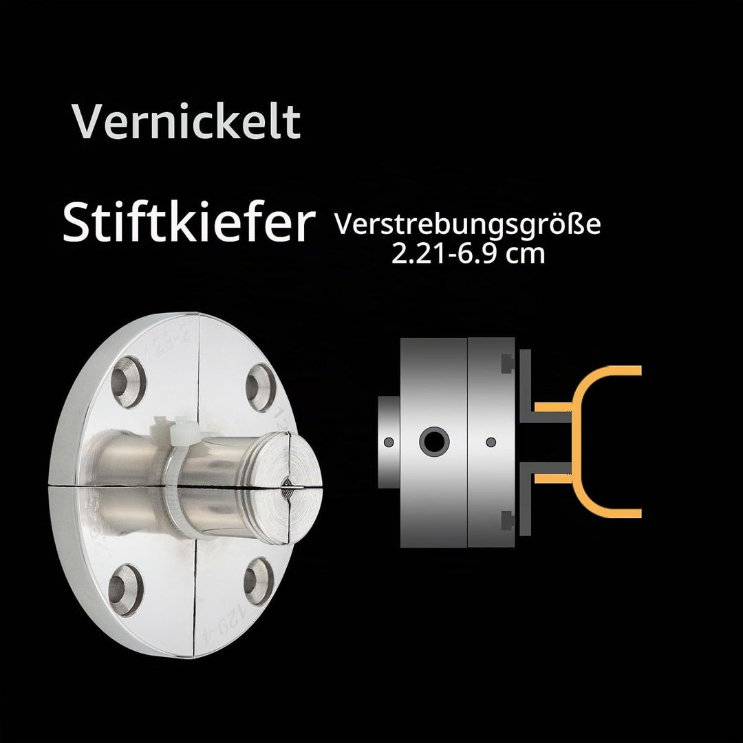 DEEFIINE Holz Drehmaschine Chuck Zubehör - Pin Jaw k12PIN, k12PIN