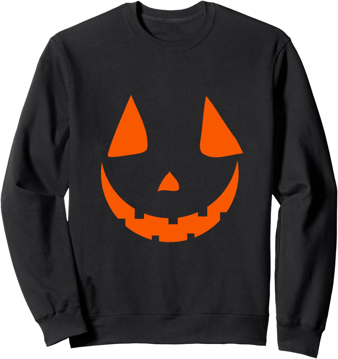 Jack O Laterne Halloween Kürbis Gesicht Süsses oder Saures Sweatshirt