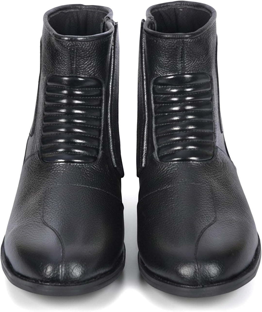 German Wear Motorradstiefel Herren Motorrad Biker Stiefel Motorradschuhe aus Glattleder - Freizeit &