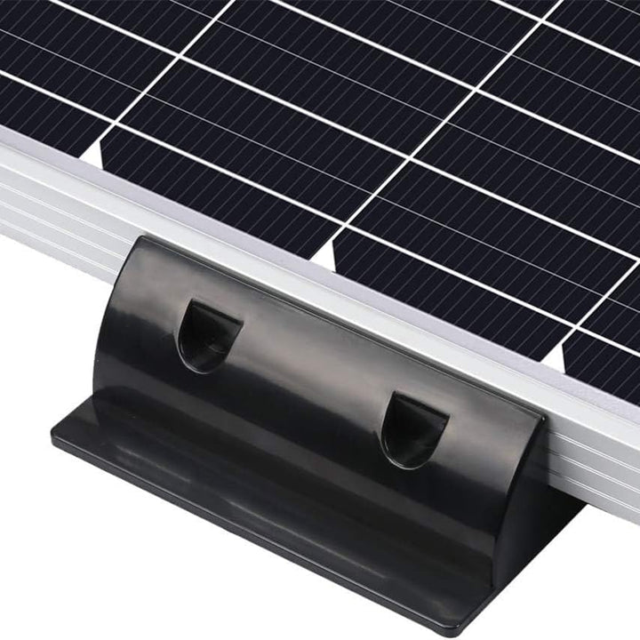 Baotkere Solar Panel ABS Montagehalterung, 7 Stcs Bohrer Eckschutzkit mit Kabeleingangsdrüse, Verwen