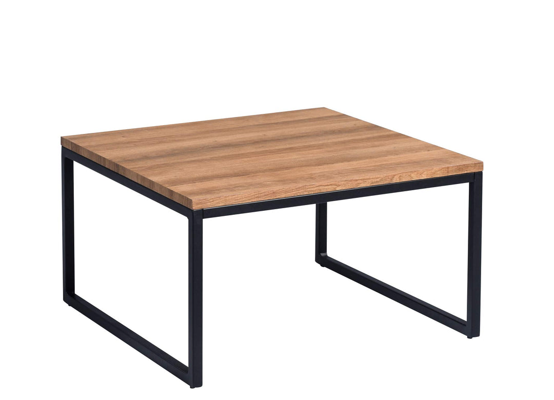 M2 Kollektion Jakarta 1 Couchtisch, MDF Dekor Eiche braun, 60x60cm, Höhe 35cm, Jakarta 1