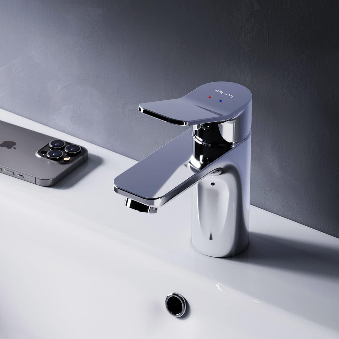 AM.PM X-Joy Waschtischarmatur mit Einhebelmischer | SoftMotion Keramikkartusche, Neoperl Aerator | k