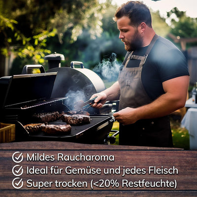 Landree® AKAZIE Smokerholz 20Kg BBQ- Grillholz Räucherholz Smoker Wood für Smoker und grosse Kugelgr