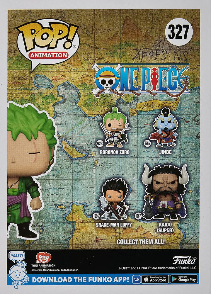 Funko POP Animation: One Piece: Zoro(GW) Kody Trading Exclusive