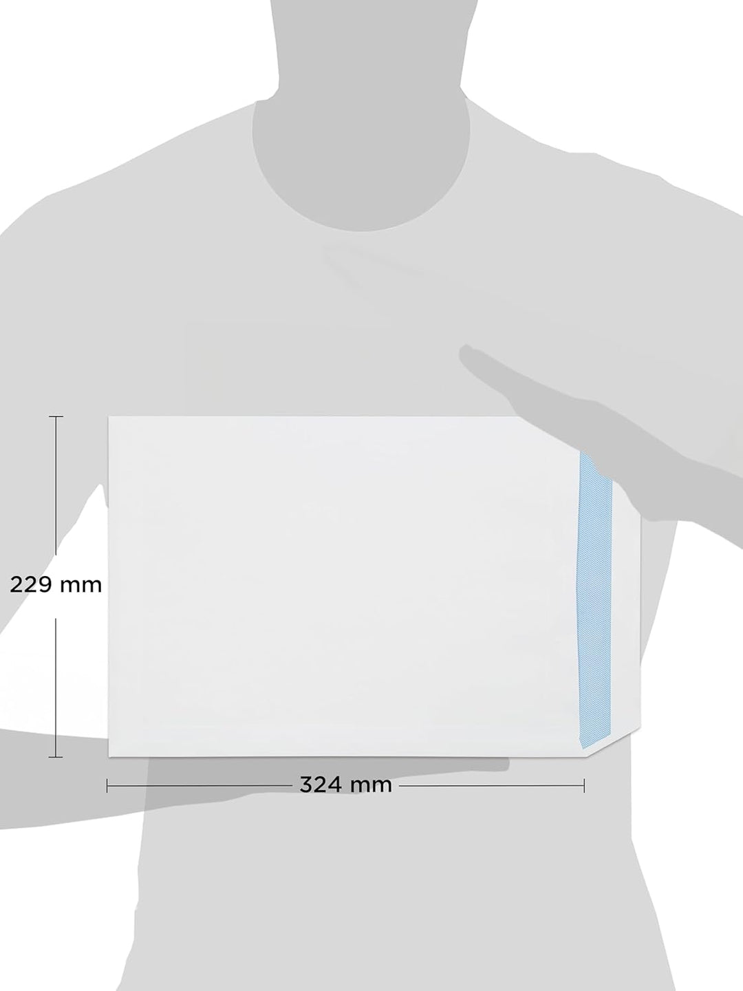 Blake Purely Everyday 23771 Briefumschläge Haftklebung Weiss C4 324 x 229 mm - 100g/m² | 250 Stück C