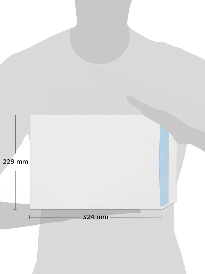 Blake Purely Everyday 23771 Briefumschläge Haftklebung Weiss C4 324 x 229 mm - 100g/m² | 250 Stück C