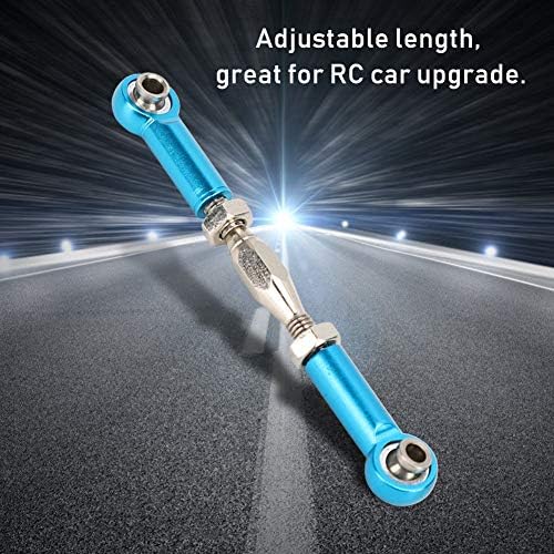 T best RC Zugstange, 6 Stücke Einstellbare Servo Links Spurstange Aluminiumlegierung Spannschloss Ro