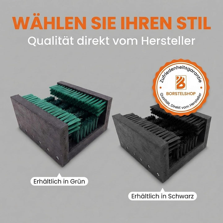 Borstelshop Schuhabstreifer Kunststoff - Fussabtreter Aussenbereich - Fussabtreter Aussen - Robuster