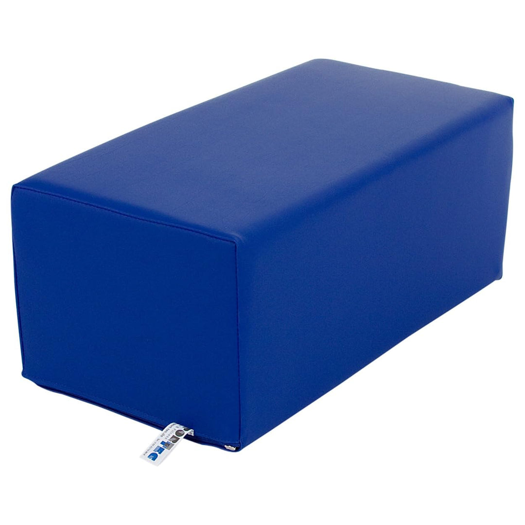 Sport-Tec Stufen-Lagerungskissen Stufenlagerungswürfel Lagerungswürfel 50x25x20 cm Blau, Blau