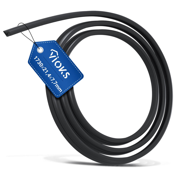 VIOKS Türdichtung 3-Seitig Ersatz für AEG Electrоlux 117126544/8 1171265448 Gummidichtung 1730 mm Tü