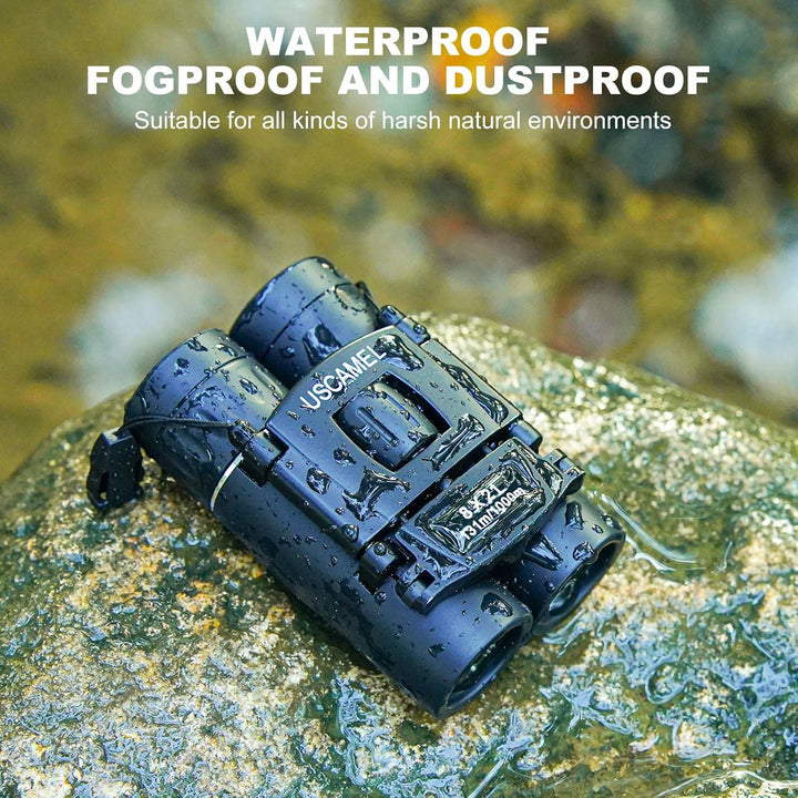 USCAMEL 8x21 Mini Doppelfernrohr Fernglas, Hohe Vergrösserung und Hohe Auflösung