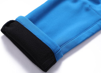 DAFENP Kinder Softshellhose Skihose Warm Gefüttert Thermohose Winter Wasserdicht Winddicht Schneehos