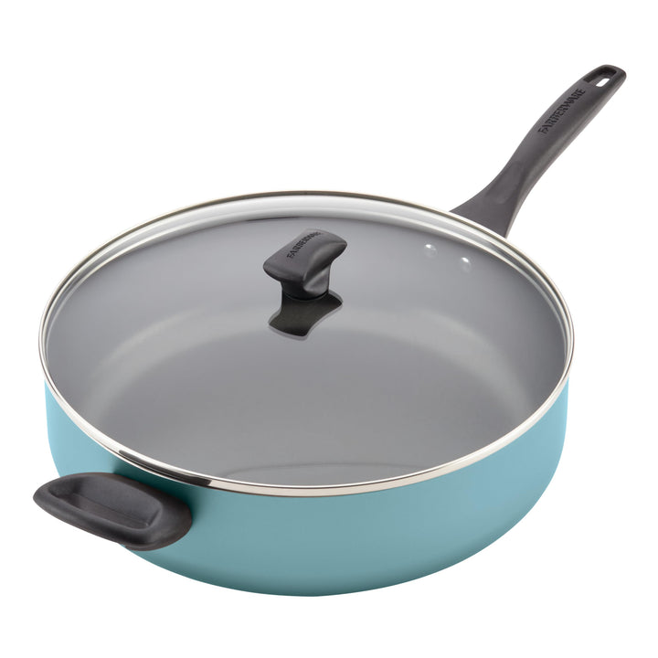 Farberware Jumbo-Herd-/Sautepfanne mit Antihaftbeschichtung, spülmaschinenfest, mit Helfergriff, 1,8