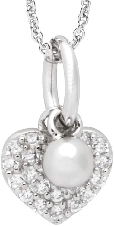 NANA KAY Sweet Glam Halskette Herz Silber 45 cm ST1601