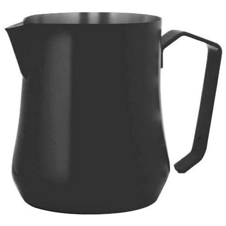 Metallurgica Motta Milchaufschäumer, Edelstahl, Tulpenform, 480 ml, Schwarz