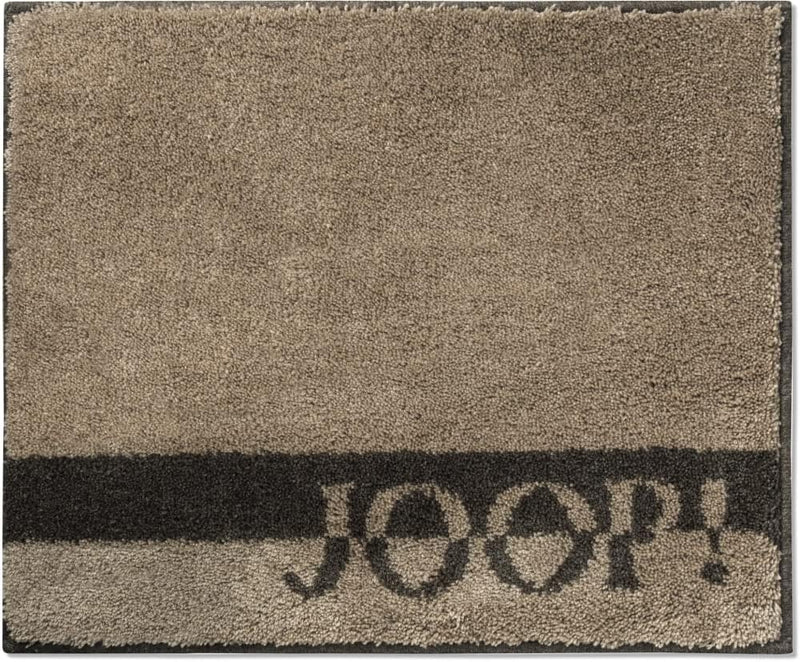 Joop! Badteppich Logo Stripes Farbe Sand Grösse 70 x 120 cm