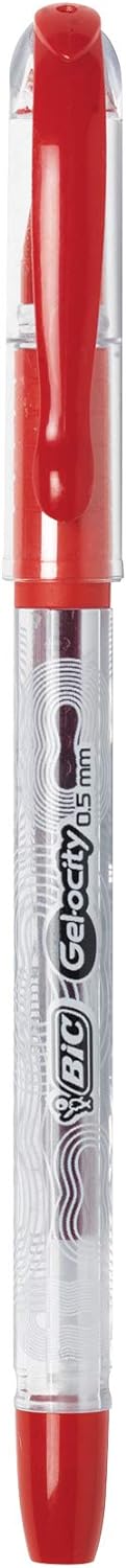 BIC Gel-ocity Smooth Stick Gel Pens, Fine Point, 0.5mm, Assorted Ink (8 Pack) 1 Stück (1er Pack), 1