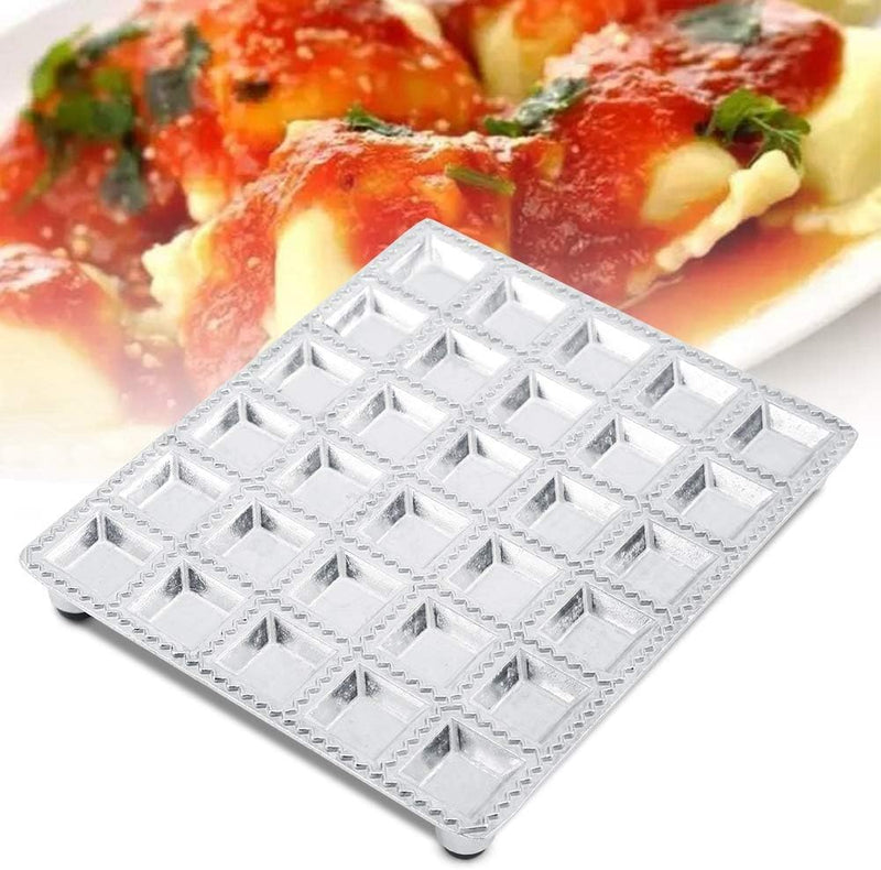 Ravioli-Form aus Aluminiumlegierung Knödel-Gebäck-Formenbauer Küchenhelfer Mini Squares Ravioli Make