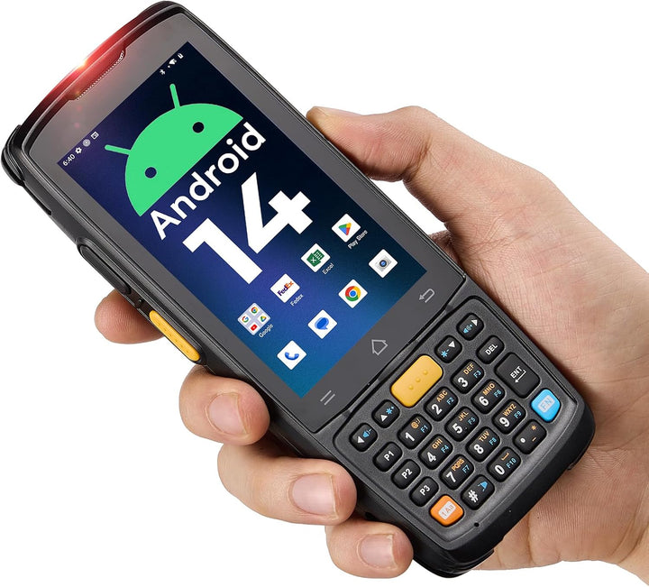 MUNBYN Android Barcode Scanner MC005, Android 14, 4GB+64GB PDA Handheld, ausgestattet mit HS7 1D & 2