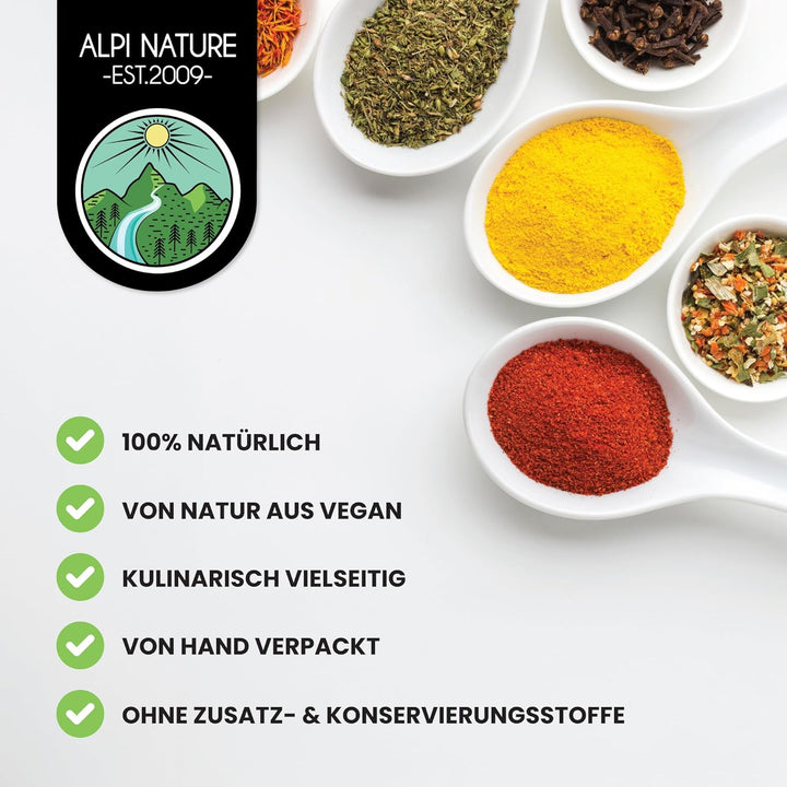 Alpi Nature Cayennepfeffer gemahlen 1kg, Cayenne Pfeffer gemahlen, Cayenne Chili, Chilipulver 1 kg (