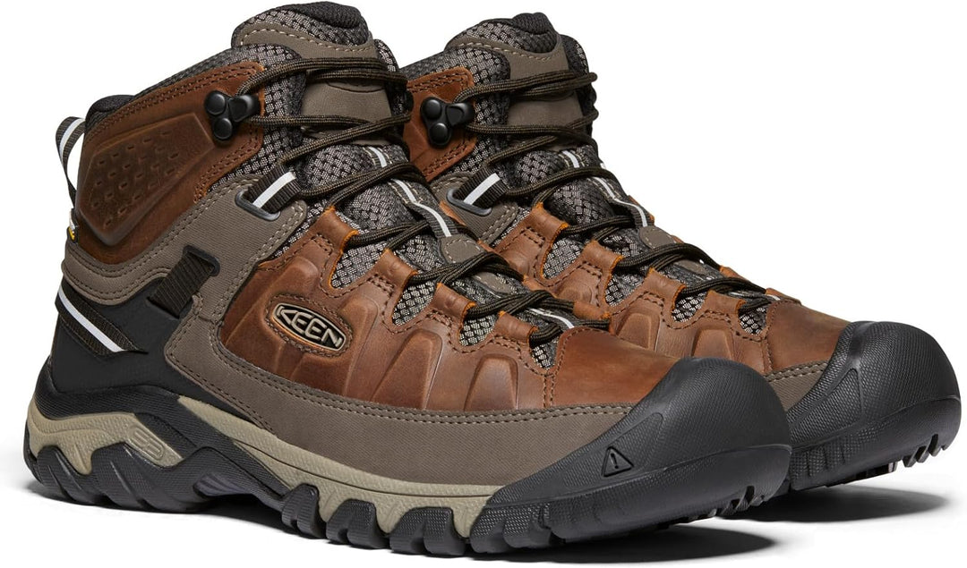 KEEN Herren Targhee 3 Mid Waterproof Wanderstiefel 44.5 EU Chestnut Mulch, 44.5 EU Chestnut Mulch