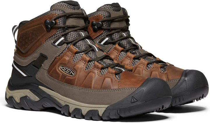 KEEN Herren Targhee 3 Mid Waterproof Wanderstiefel 44.5 EU Chestnut Mulch, 44.5 EU Chestnut Mulch