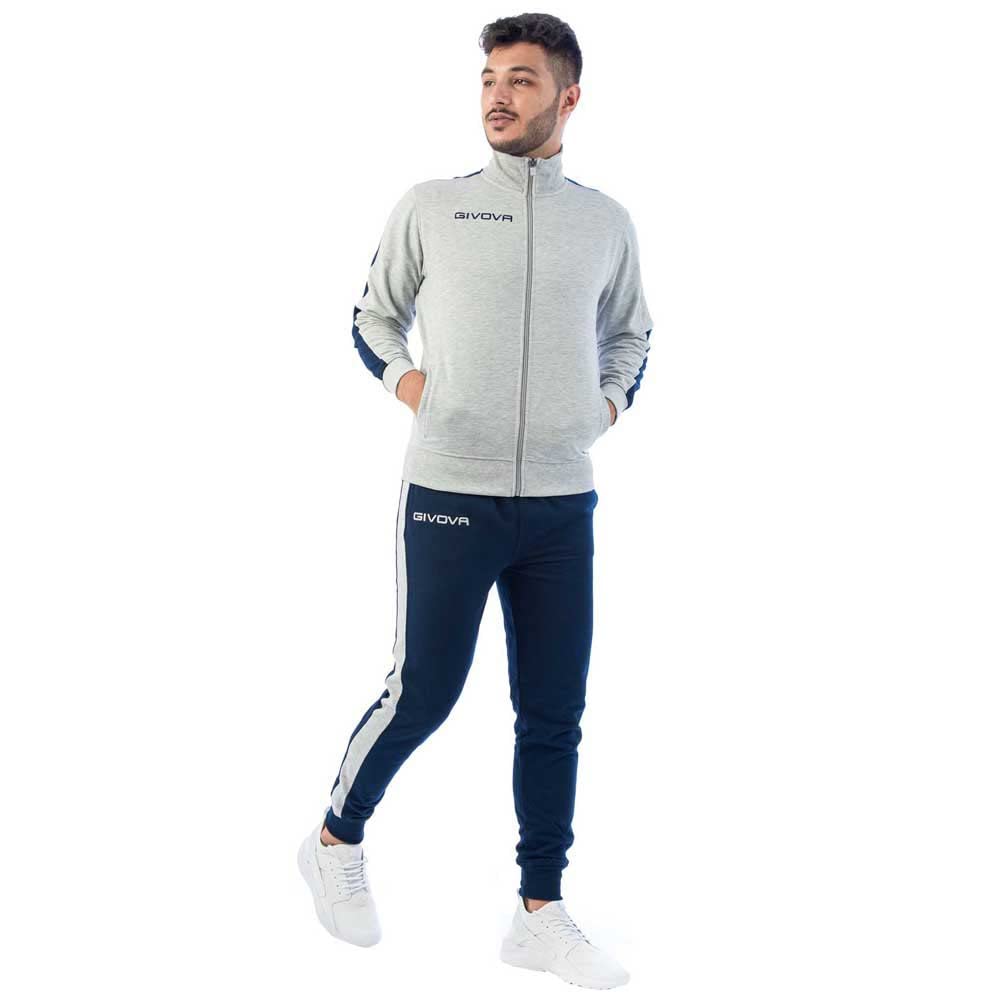 Givova Herren Tuta Felpa Revolution Sportoutfit L mehrfarbig, L mehrfarbig