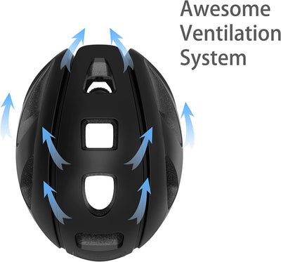 Smart4u Fahrradhelm mit Blinker und Bremslicht, Smart Fahrradhelm mit Lautsprecher, Fahrrad Stadthel