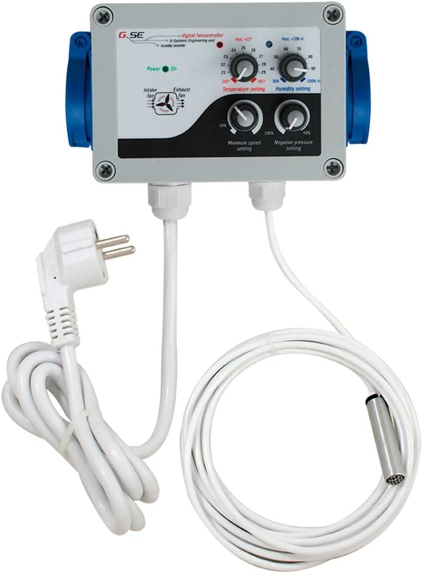 Temperatur,- Feuchte,- und Geschwindigkeitsregler Unterdruck GSE (GSE-3)