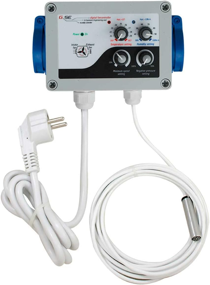 Temperatur,- Feuchte,- und Geschwindigkeitsregler Unterdruck GSE (GSE-3)