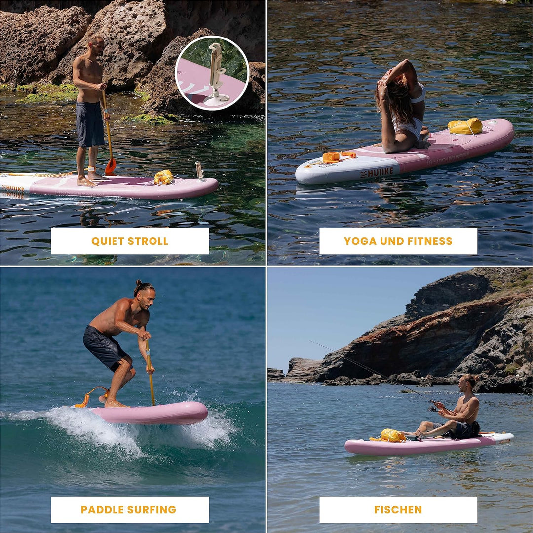 Stand Up Paddling Board Hochwertigem Zubehör - HUIIKE | Sup Board, Stand Up Paddle Board mit Dual-Us