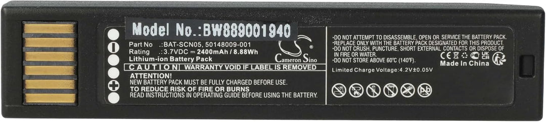vhbw Akku Ersatz für Honeywell 50148009-001, BAT-SCN05 für Barcodescanner POS (2400 mAh, 3,7 V, Li-I