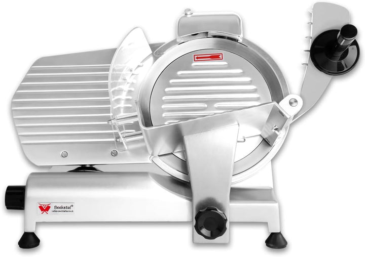 Beeketal 'Profi 250' Aufschnittmaschine mit Ø 250 mm Spezialmesser (glatte Schneide), Schnittstärke